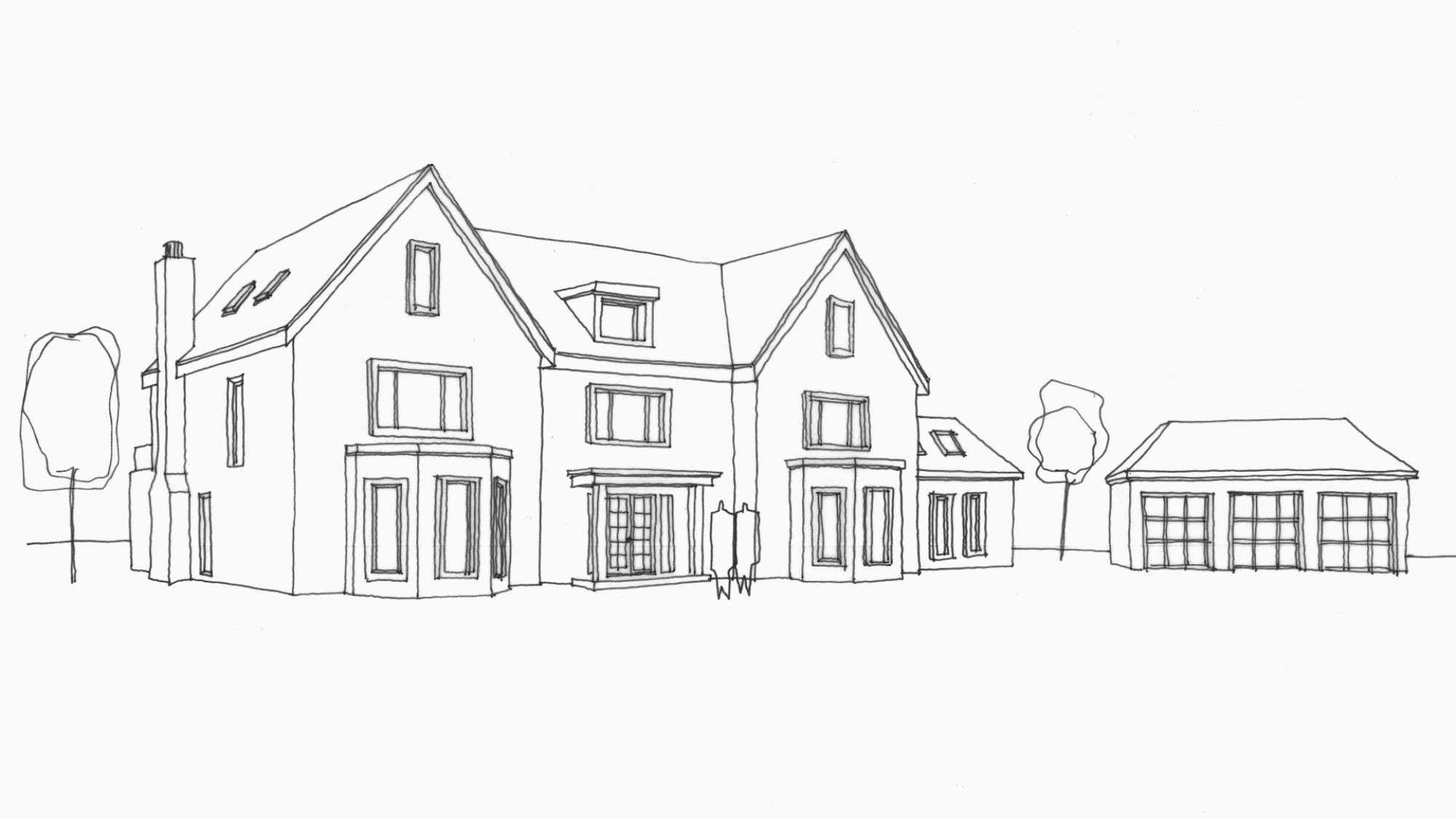 Front Elevation Sketch